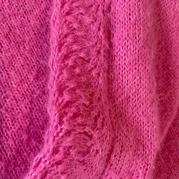 Old Navy Fuchsia Crew Neck Sweater - Picture 2 of 2